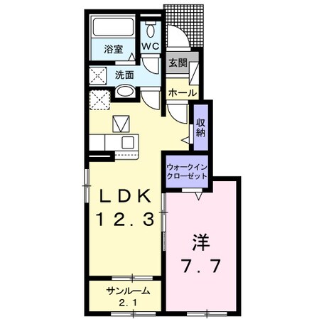 イルクオーレⅠの物件間取画像